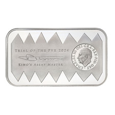 2024 Trial of the Pyx 1oz Silver Bar