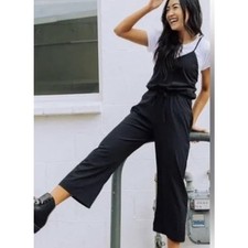 Albion Black Jumpsuit Crop