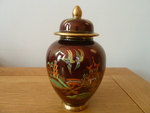 Carltonware rouge royale vase - carltonware,
