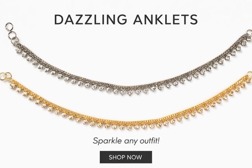 Traditional indian anklets - indian,