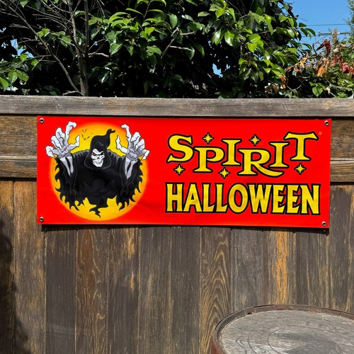 Spirit halloween banner - spirit, x