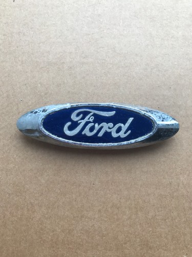 Metal oval blue - oval, ford
