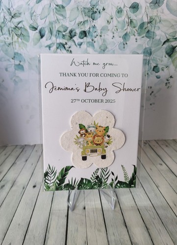 Personalised baby shower - baby, seed