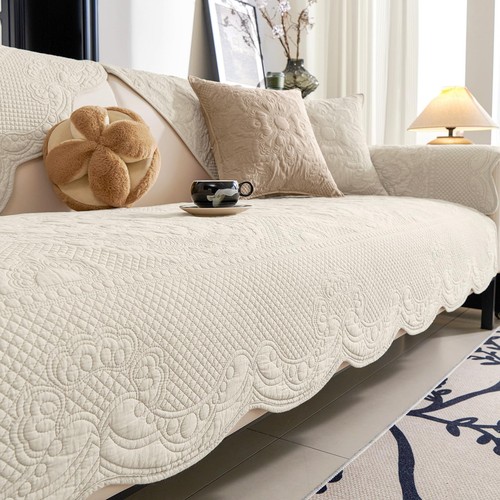 Boho cotton quilted couch - boho,