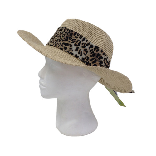 Ladies leopard bow small - ladies,