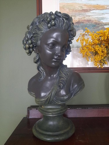 Plaster bust and - , of