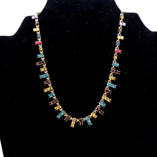 Pilgrim gold tone crystal - tone,