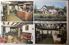 Melbourne, Derbyshire, John Thompson Inn, Vintage Postcard late 1960s /1970s