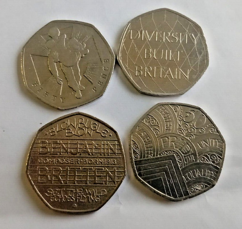 Job lot 50p coins - 4,