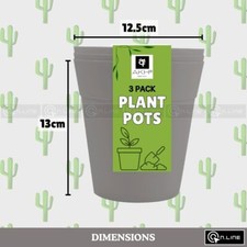 3 X Plant Pots Flower Planter