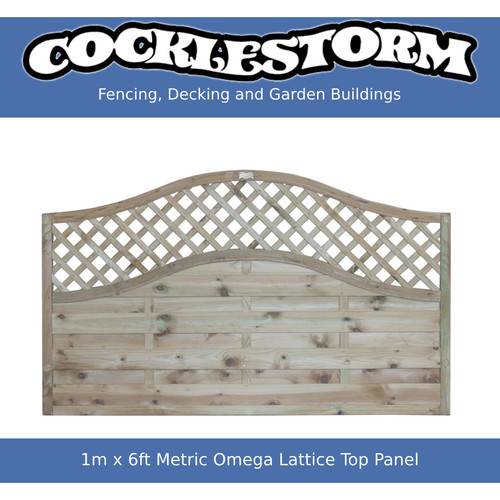 High 6ft wide - 1m,