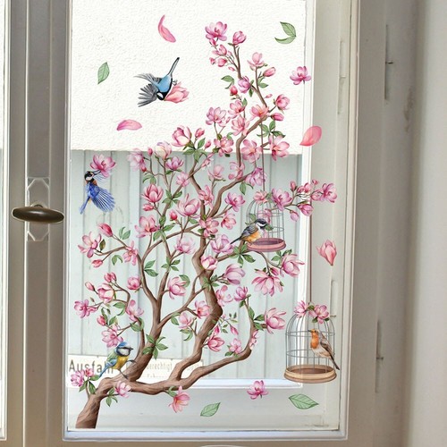 Double sided pink flower - double,