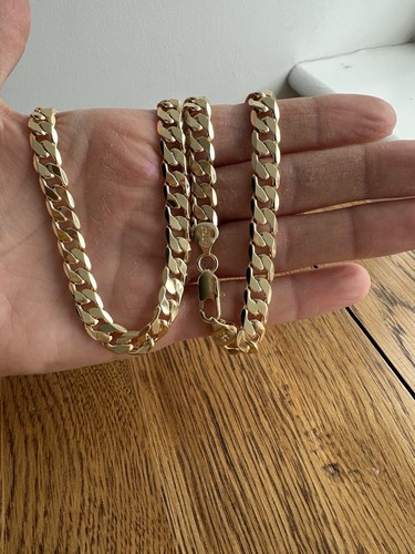18ct gold filled 8mm - gold, 24inch