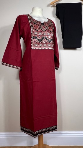 Red black ladies cotton - red,