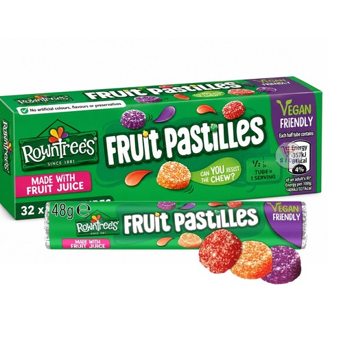 Rowntrees fruit pastilles tube - fruit,
