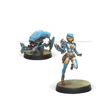 Infinity | Panoceania | Tech Bee and Crabbot | 28mm Metal Blister Pack