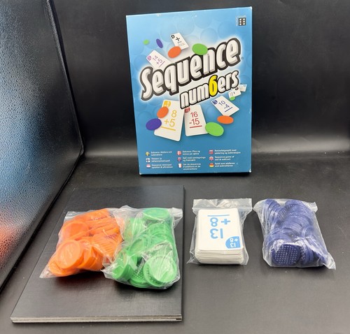 Sequence numbers board game - sequence,