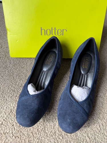 Navy monica hotter shoe - monica,