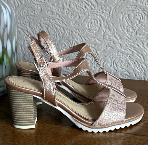 Marco tozzi rose gold - marco, t-strap