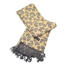 Tootal Mod Indie 1960s Paisley Scarf Vintage Retro Mens Fringed Ascot Cravat 109