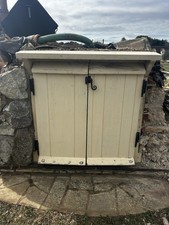 Hardwood Double Door and heavy Frame 1m x 1m