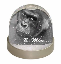 Be Mine! Gorilla Snow Globe