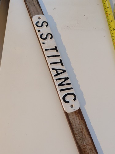 Replica titanic sign styled - styled, on