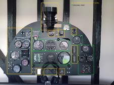 Spitfire Instrument Panel /