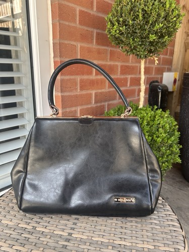 Bulaggi black faux - black, leather