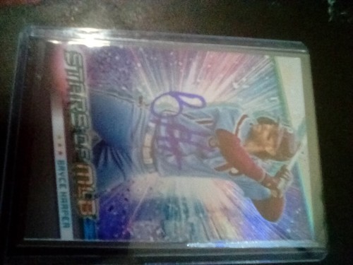 Bryce harper signed card - bryce,