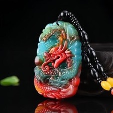 Real Jade Dragon Pendant