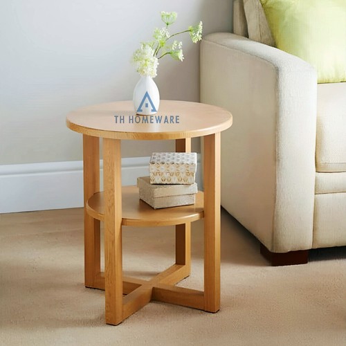 Round coffee table bedside - coffee,