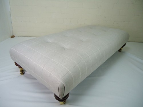 Custom footstool bed end - bed, stool