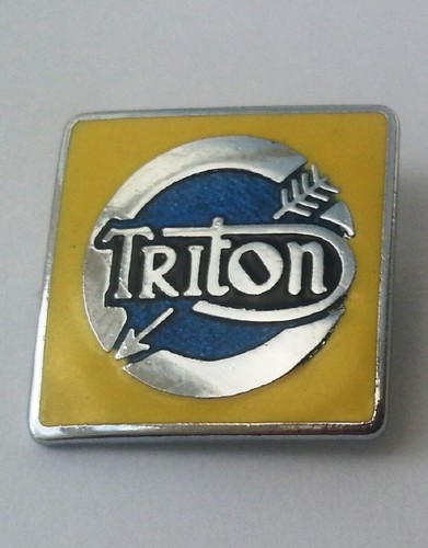 Triton enamel lapel pin - triton,