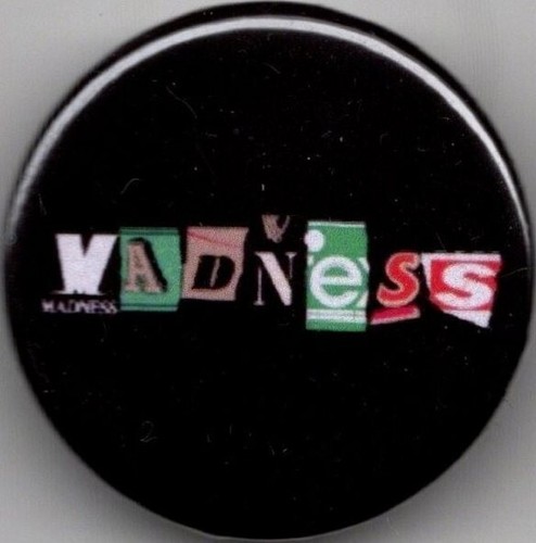 Madness pin button - pin,