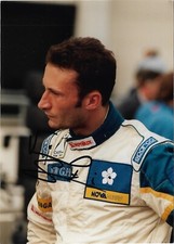 Vincenzo Sospiri 1997 Grand Prix Mastercard Lola F1 signed photo Indy 500