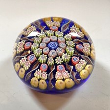 Attractive Scottish Millefiori Glass Paperweight