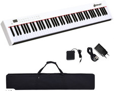 Costway MU10099GB White Portable Electronic Keyboard Piano