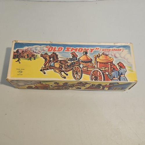 1950s old smoky tin - 1950s, fire