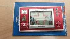 Vintage Nintendo Game & Watch - Wide Screen - Mario's Cement Factory