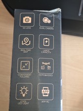 small drone with camera, black. Nova E99