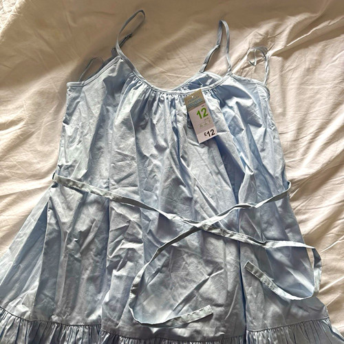 Primark blue cotton chambray - primark,