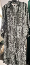 Oasis Grey Snake Print