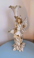Large Vintage Flower Fairy Figurine Ornament standing 50cm tall