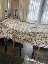 Vintage swing seat scolloped  canopy hood with tassels . Never used . 70s 