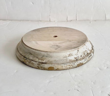 Vintage Wooden Table Lamp Base Stand Wood Contemporary Ranch Western Shabby Chic