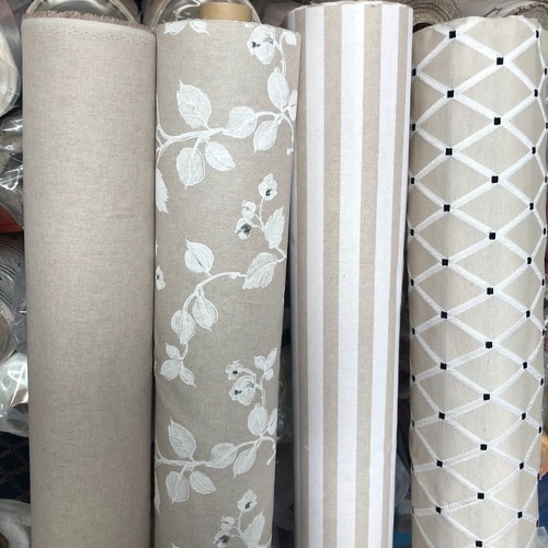 Linen look natural mix - linen, culla