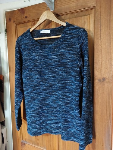 Blue tie dye effect boucle