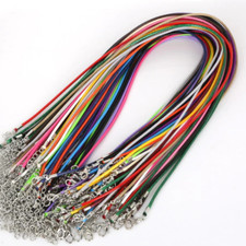 High Quality Leather Necklace Lobster Clasp Rope Cord String for Pendants