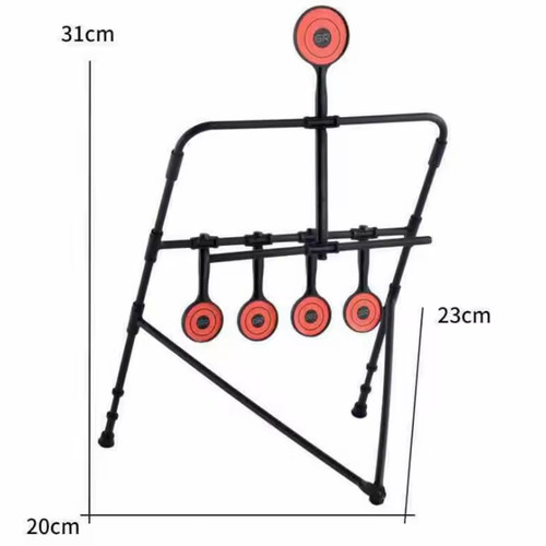 Air rifle shooting - rifle, target